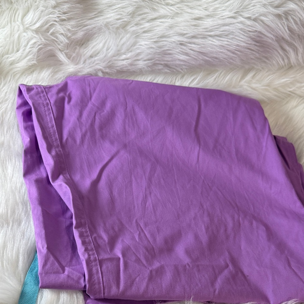 Purple scrubs with Blue Drawstring - Picture 5 of 5